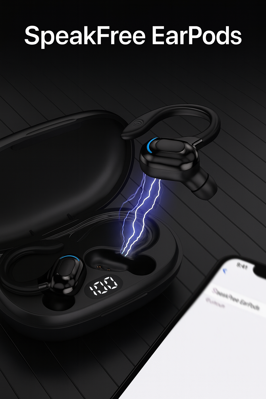 SpeakFree EarPods| Real Time Online/OffLine Translator| 144 Languages